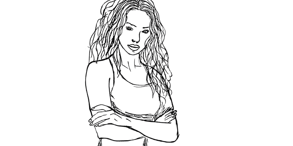 Resting person on soft couch