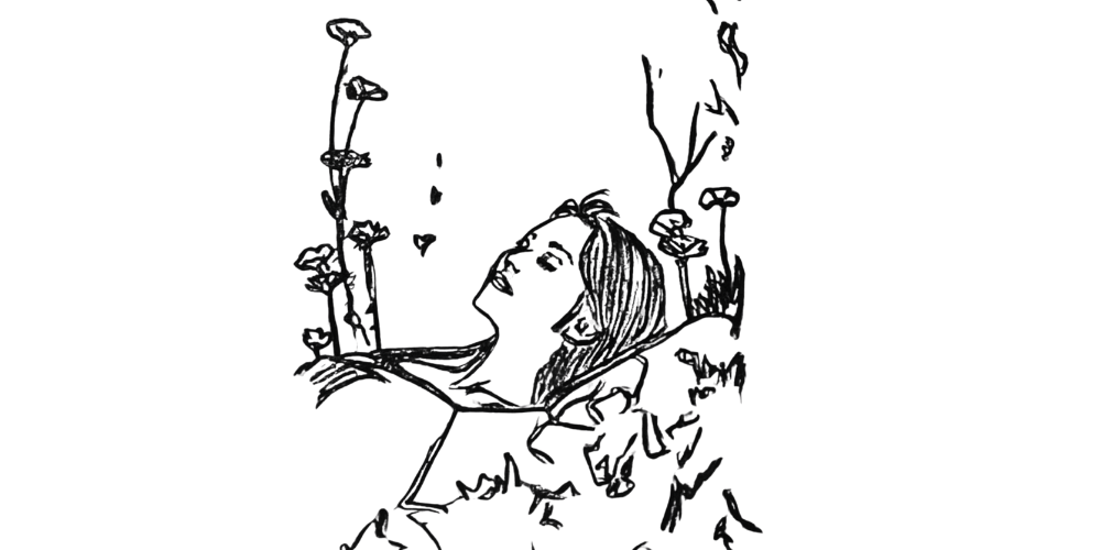 Person resting calmly in nature — you don’t need to be productive to deserve rest.