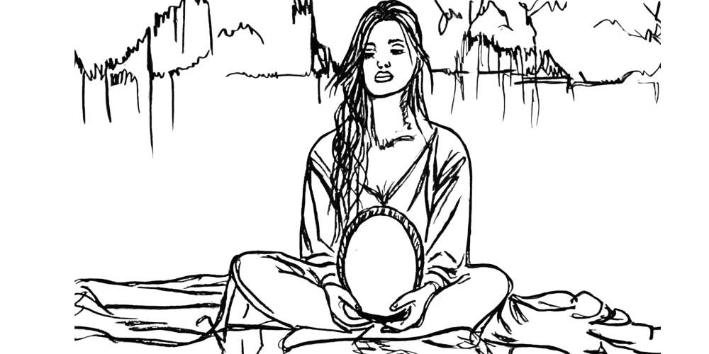 Emotional awakening drawing