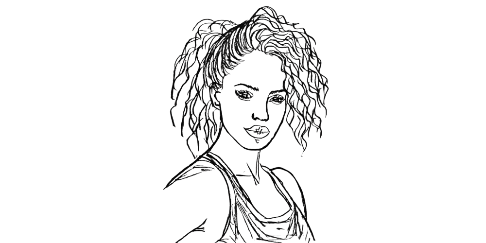 Emotional reflection drawing