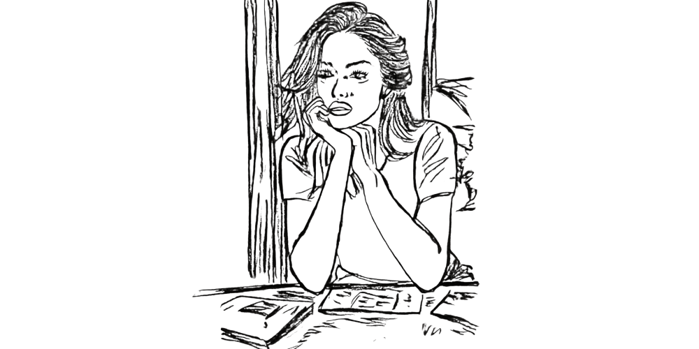 Not answering illustration