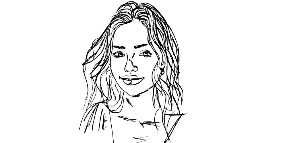 A woman looking calmly ahead, her gaze steady and thoughtful, embodying silent awareness.