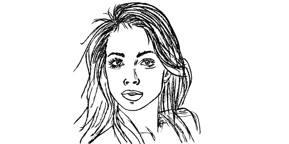 Portrait of a woman looking ahead — a glimpse of who I’m becoming