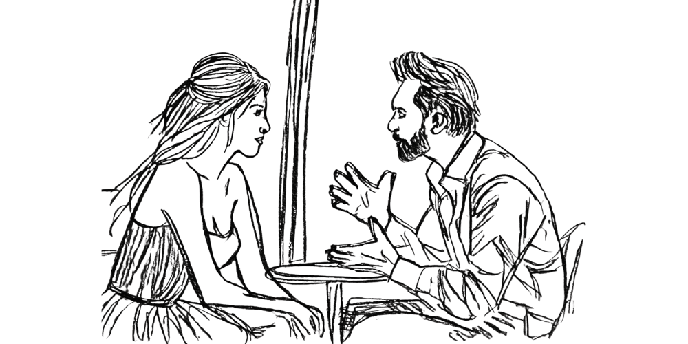 Conversation highlighting self-worth and boundaries