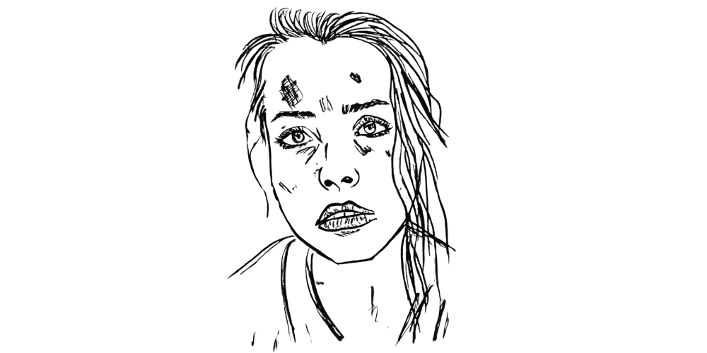 Thoughtful woman reflecting on self-worth