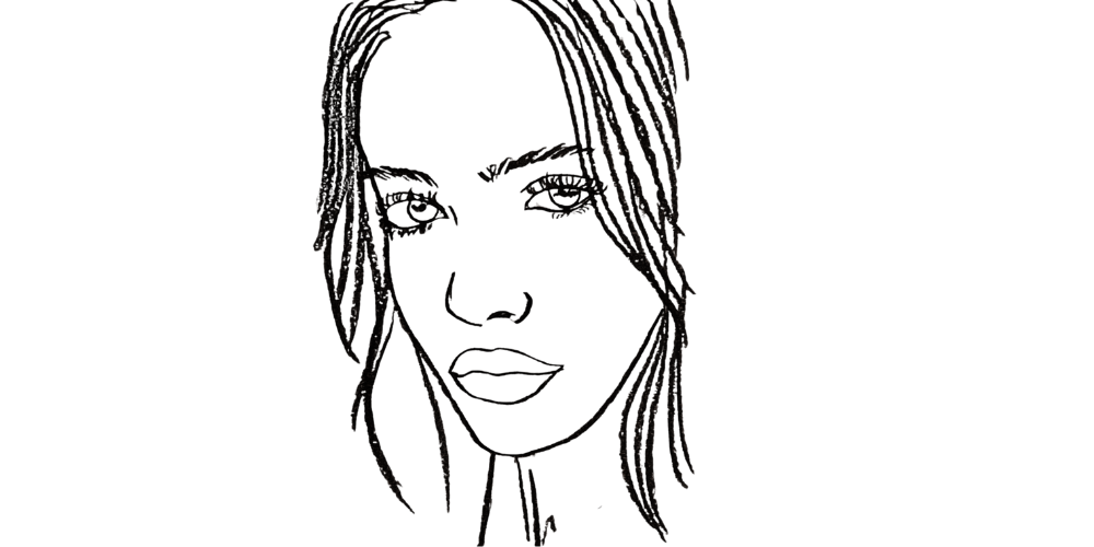 Black and white portrait of a woman – honoring past resilience