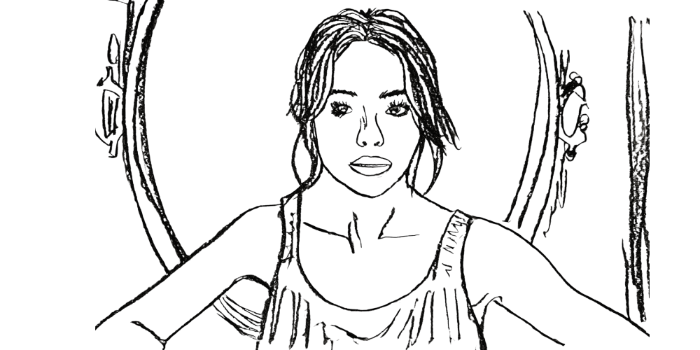 The way I speak to myself is a daily choice – reflection drawing