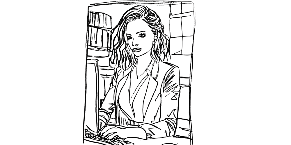 Woman sitting with open posture, embodying self-worth