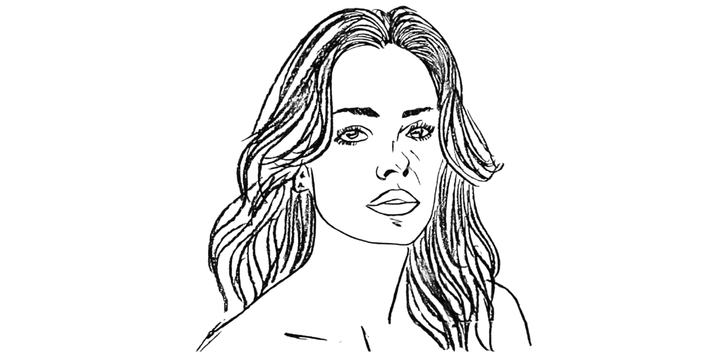 Portrait line art — Becoming is a choice I’ll keep making, reflection on growth and clarity