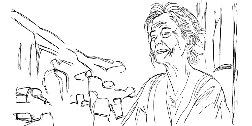 Journal illustration — staying soft in a loud world