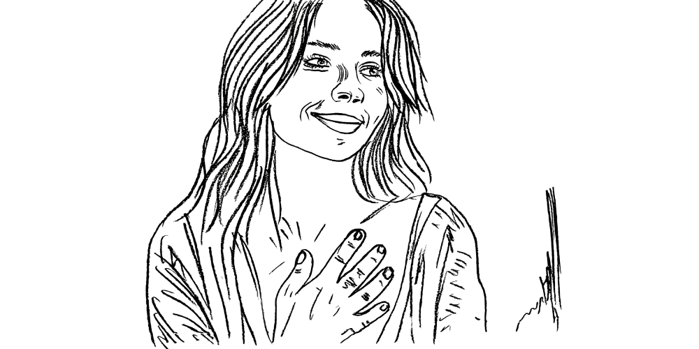 Hand over heart, offering with boundaries and self-respect