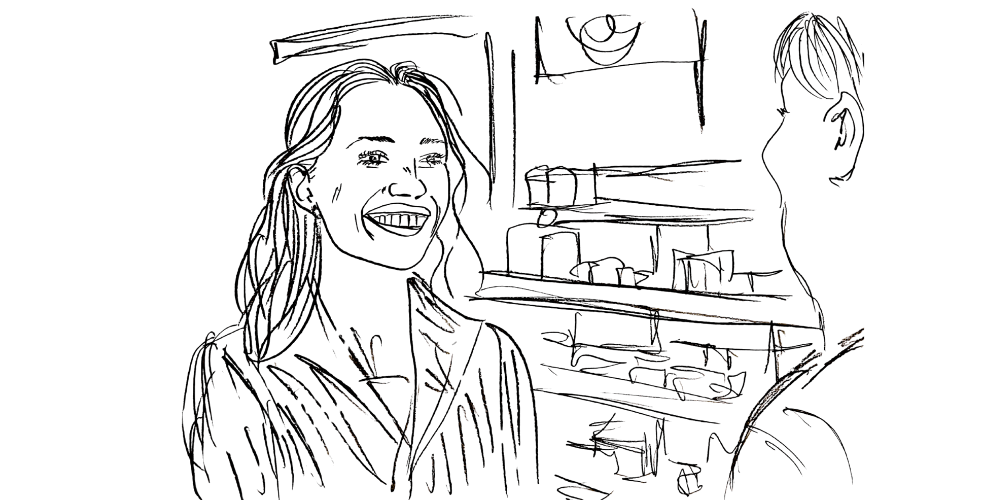 Peace is my priority in small interactions — smiling, present in a friendly chat