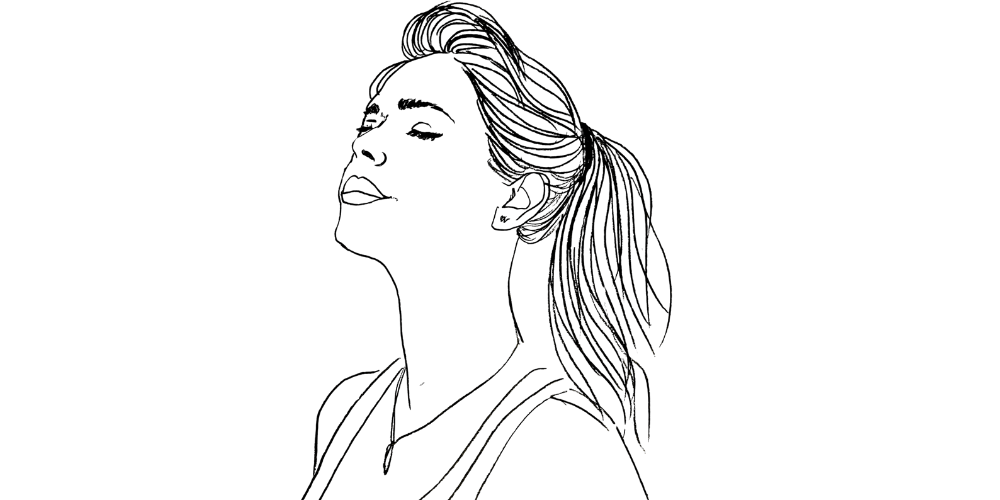 Choosing my life with gratitude — woman journaling at sunrise, feeling grounded (Mibosma).