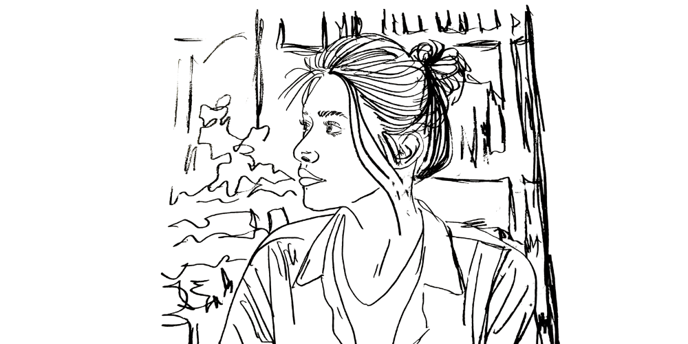 This is what wholeness feels like — silhouette in soft dawn light, calm and open (Mibosma).