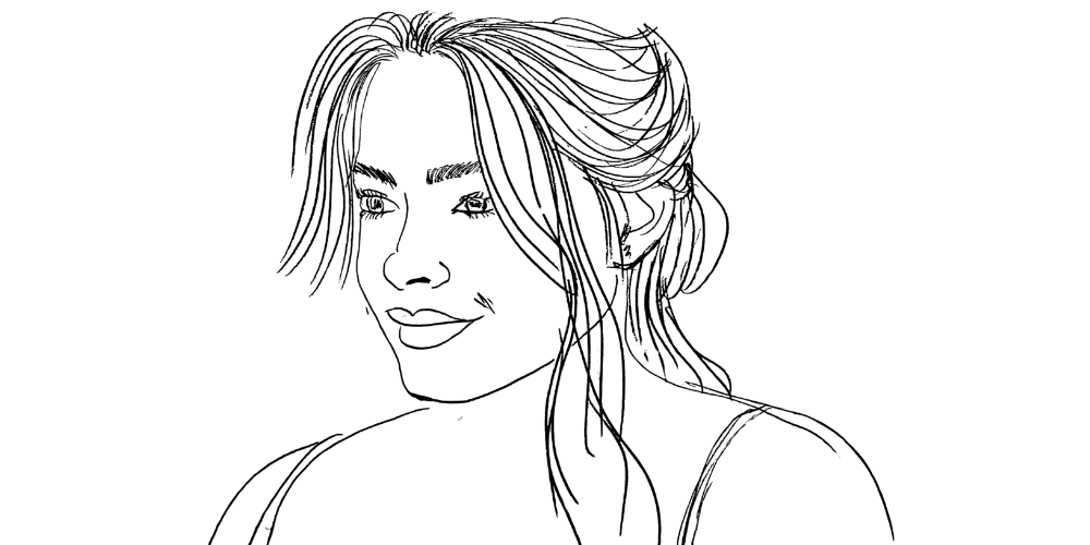 Holding paradoxes — woman with hand on heart, eyes soft, grounded presence (Mibosma).