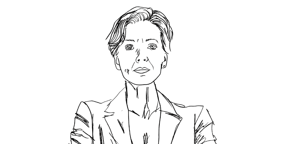 Living gently with contradictions — calm portrait with soft gaze and open expression (Mibosma).