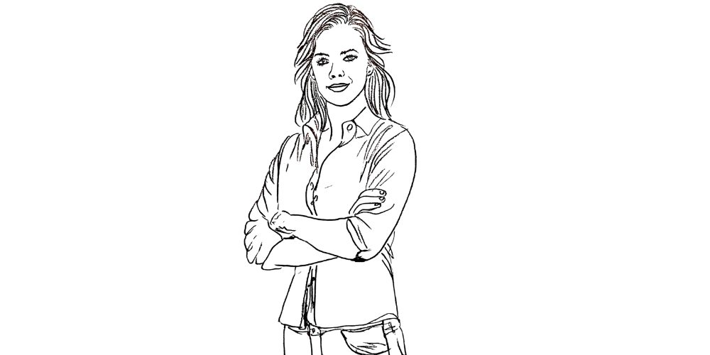 Cultivating quiet confidence — calm posture, soft smile, grounded presence (Mibosma).