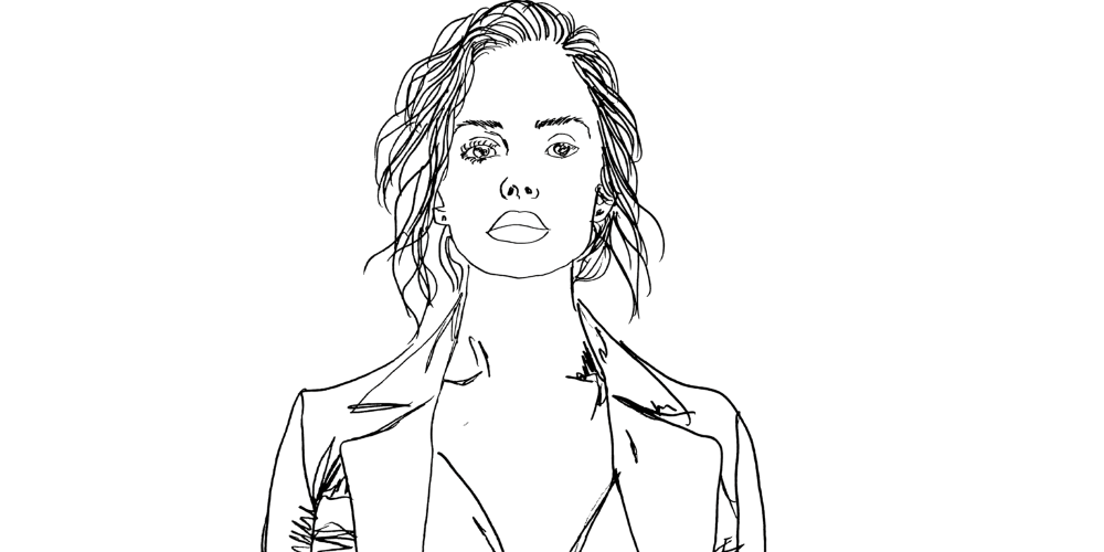 Practicing deep gratitude — steady gaze, grounded posture, honest presence (Mibosma).