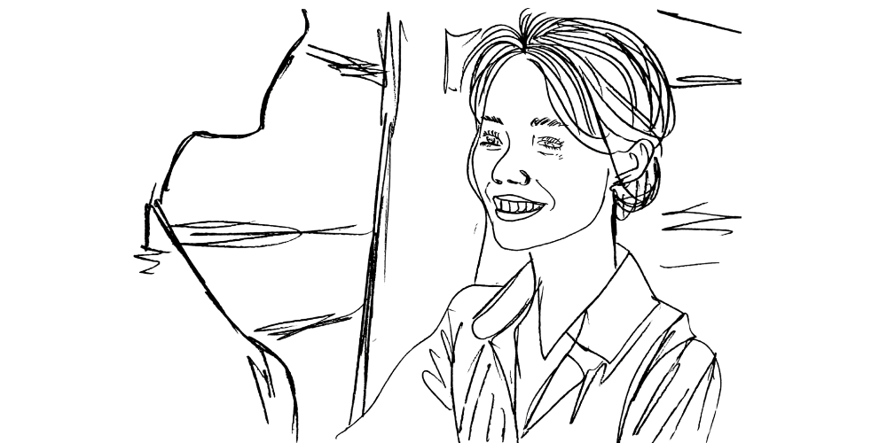 Choosing truth over perfection — gentle reflection with soft light (Mibosma).