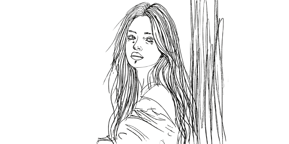 Quiet hand-drawn scene representing repetition and gentle daily rhythm – Mibosma illustration