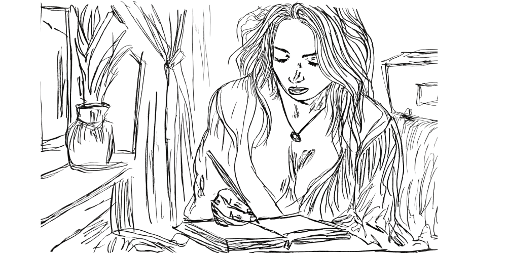 Hand-drawn illustration representing emotional nuance and release of rigid all-or-nothing thinking – Mibosma