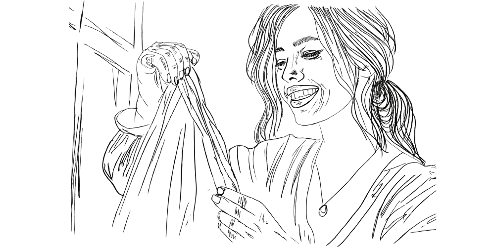 Hand-drawn illustration symbolizing emotional balance and inner connection – Mibosma