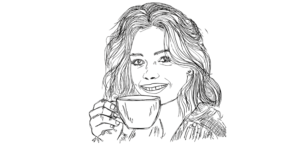 Hand-drawn illustration representing pausing before reacting and choosing a calmer response – Mibosma