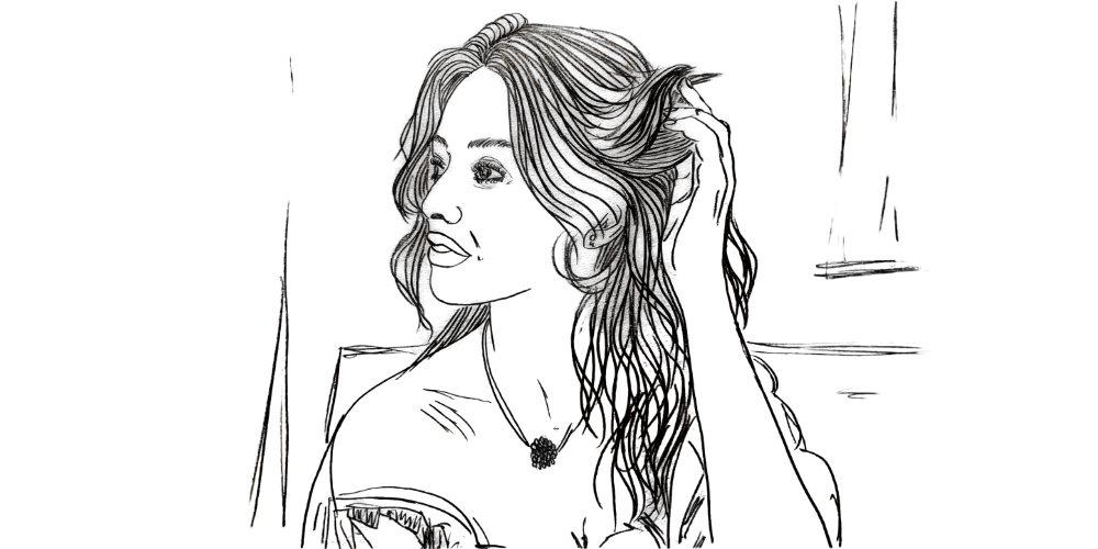 Hand-drawn illustration for Some Relationships Thrive in the Ordinary — quiet tenderness in everyday connection (Mibosma).