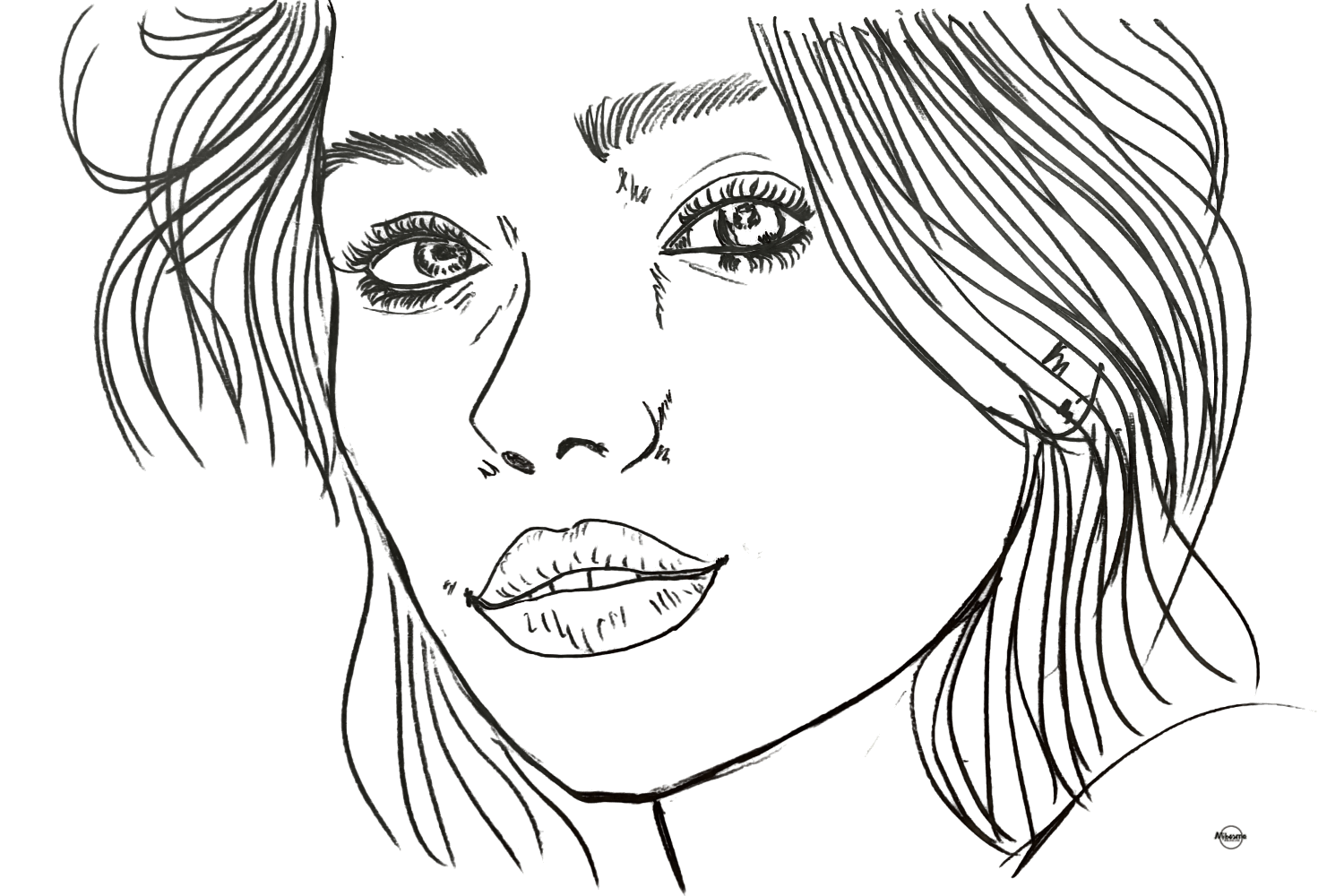 illustration of a woman radiating calm light, symbolizing authentic inspiration without perfection