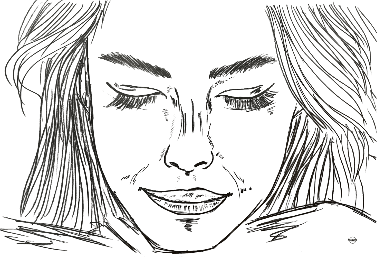 illustration of a woman holding light gently to her heart, symbolizing sharing without burning out