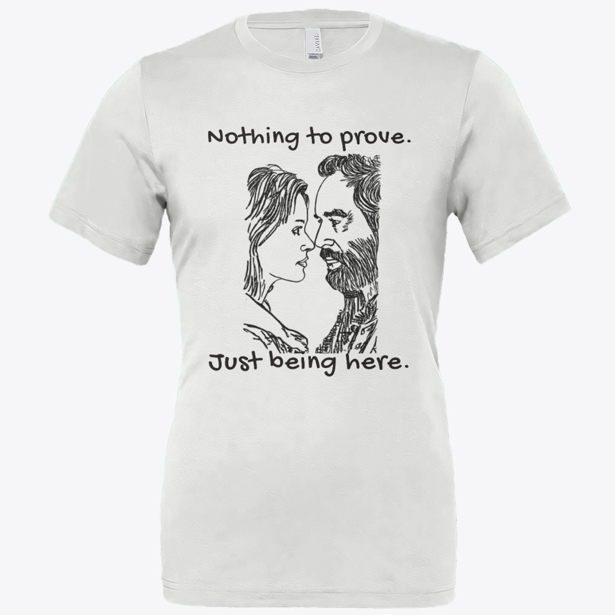 Motivational t-shirt — Nothing to Prove (Mibosma, quiet strength)