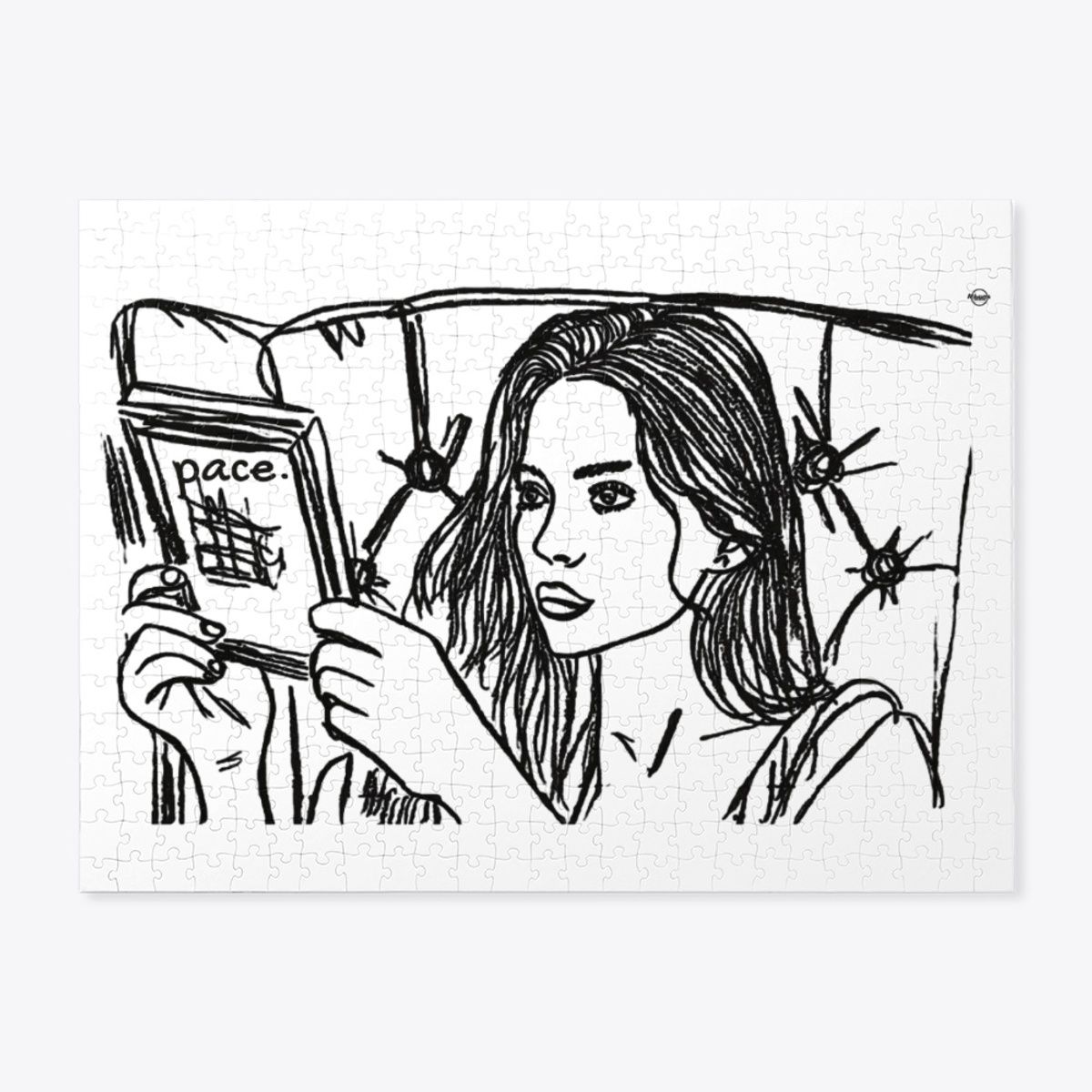 Mindful jigsaw puzzle — At Your Own Pace by Mibosma (calm, grounded reminder)