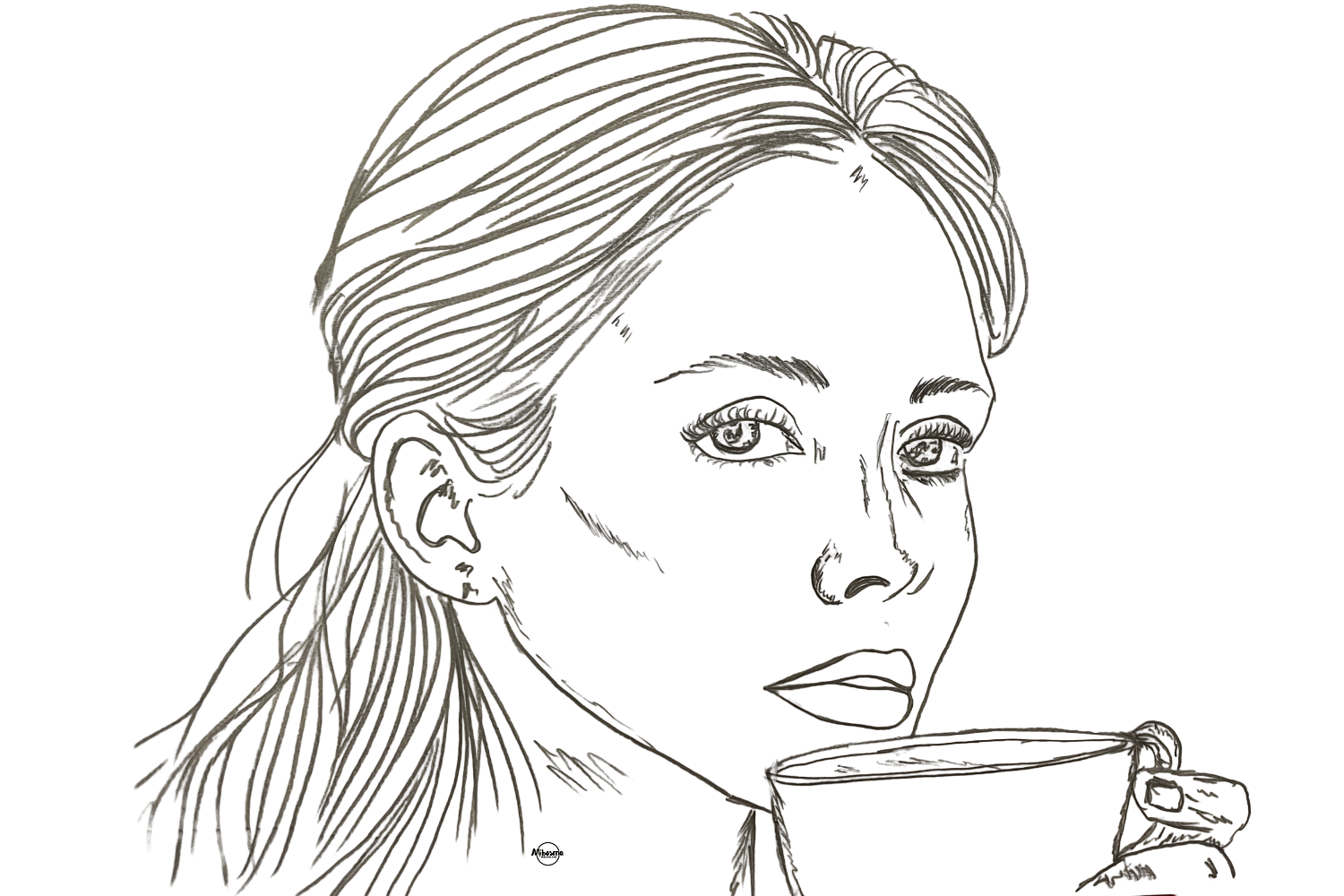 woman sitting quietly in a calm space letting life be lived without pressure simple peaceful moment