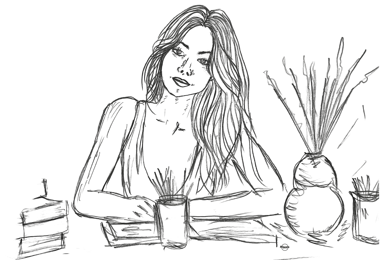 woman peacefully enjoying a quiet moment with coffee, representing emotional calm and unexpected happiness during an ordinary day