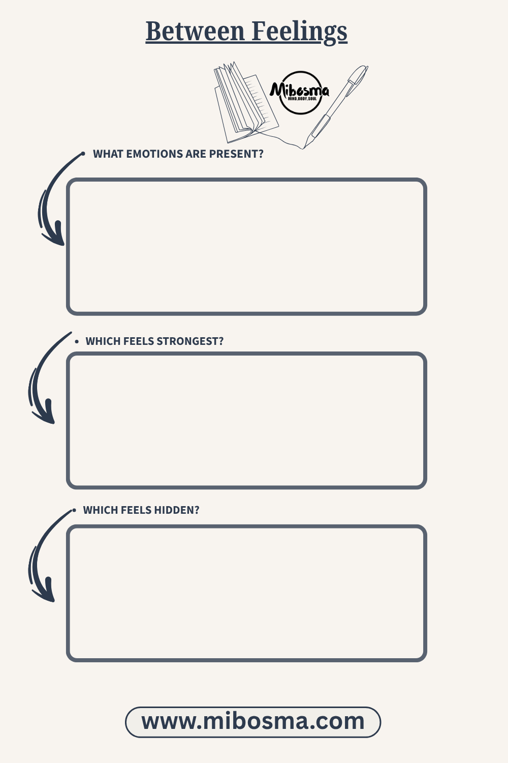 Between Feelings worksheet by Mibosma