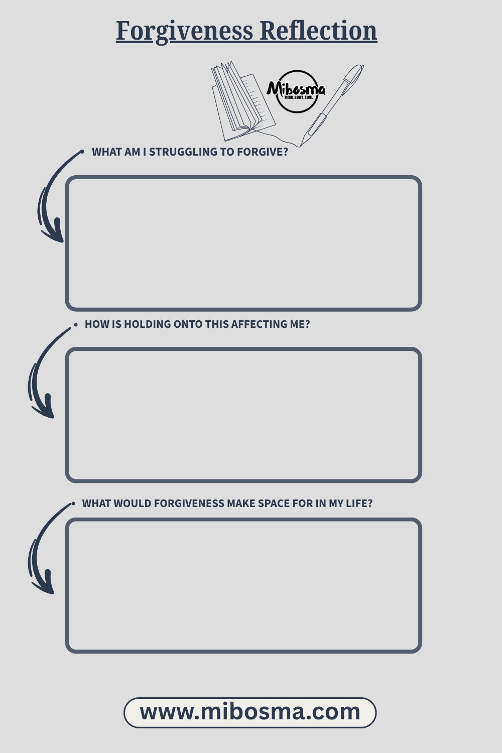Forgiveness Reflection worksheet by Mibosma