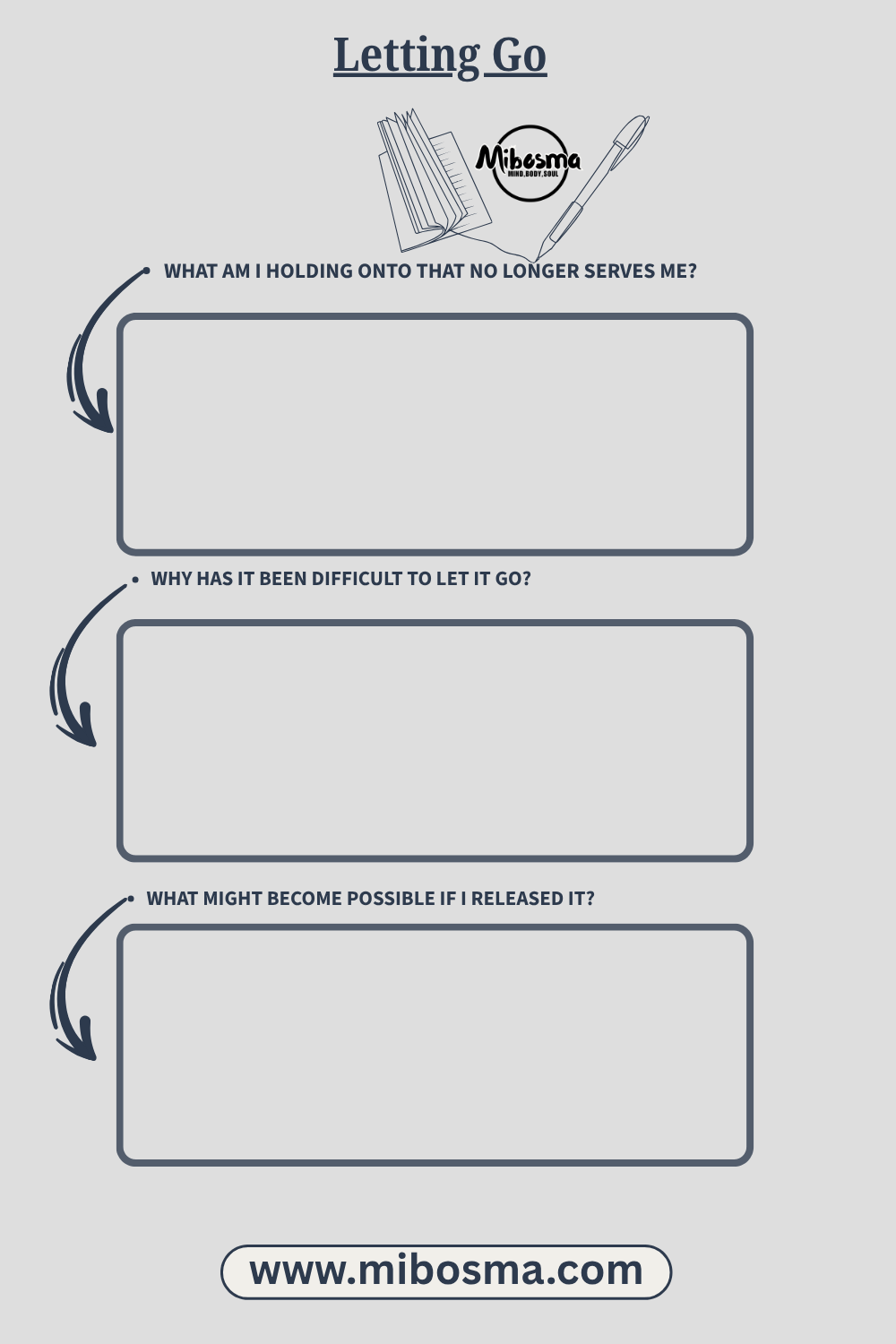 Letting Go worksheet by Mibosma