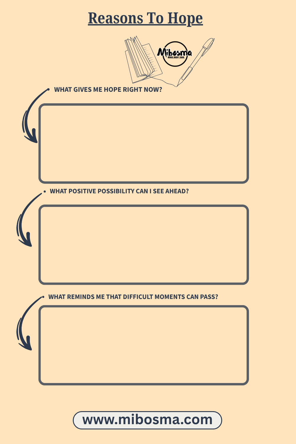 Reasons To Hope worksheet by Mibosma