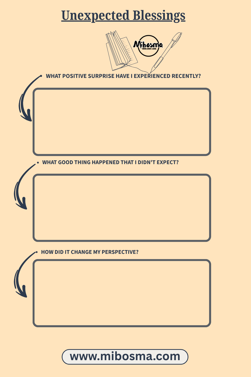 Unexpected Blessings worksheet by Mibosma