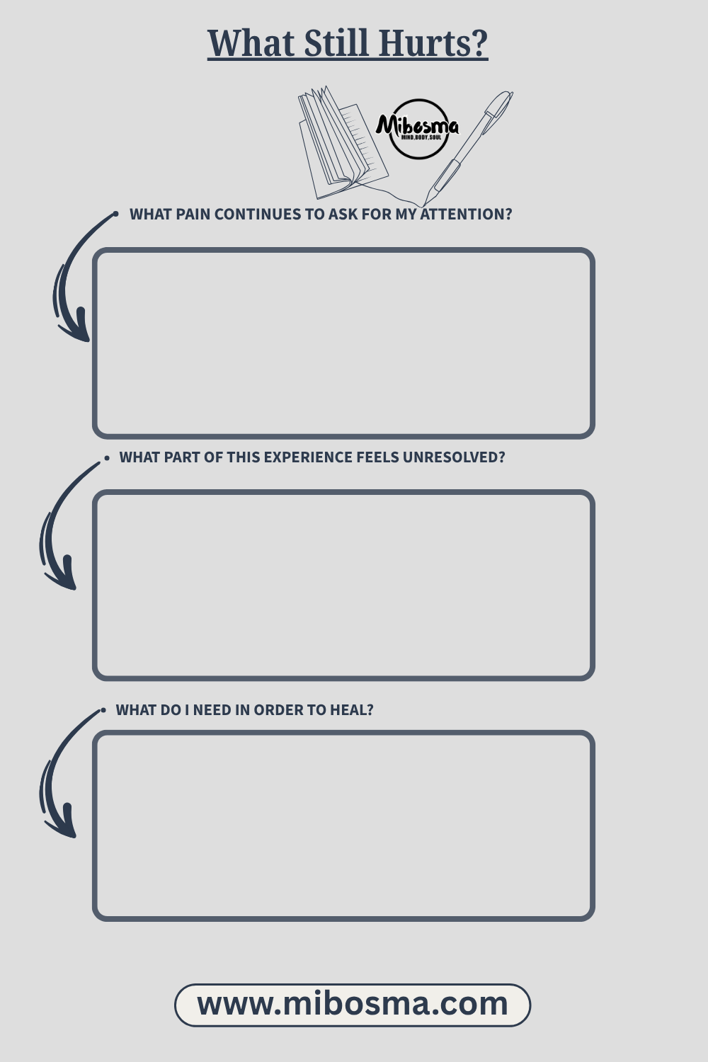 What Still Hurts worksheet by Mibosma