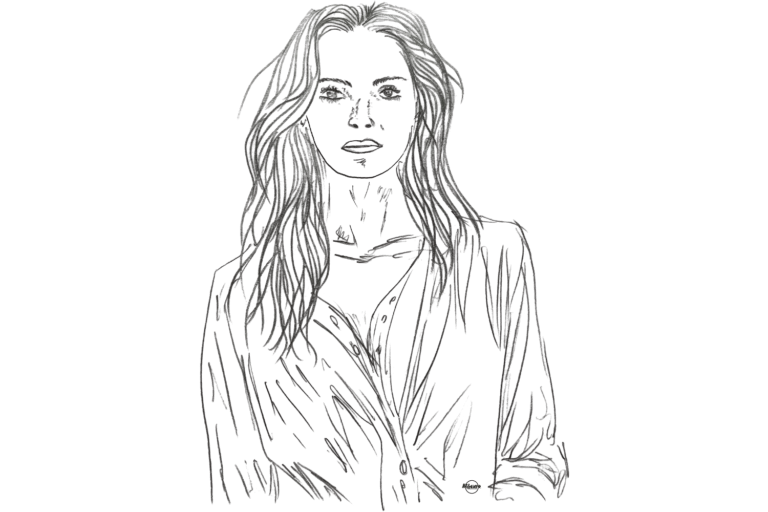woman standing calmly, representing acceptance, emotional resilience, letting go of control, and inner peace