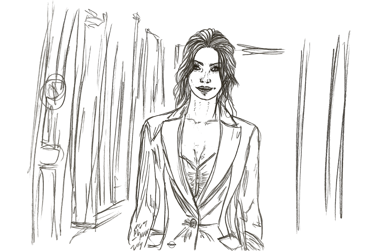 female surgeon standing alone in a hospital corridor, representing emotional exhaustion, self-worth, healthy relationships, inner strength, and the desire for emotional peace
