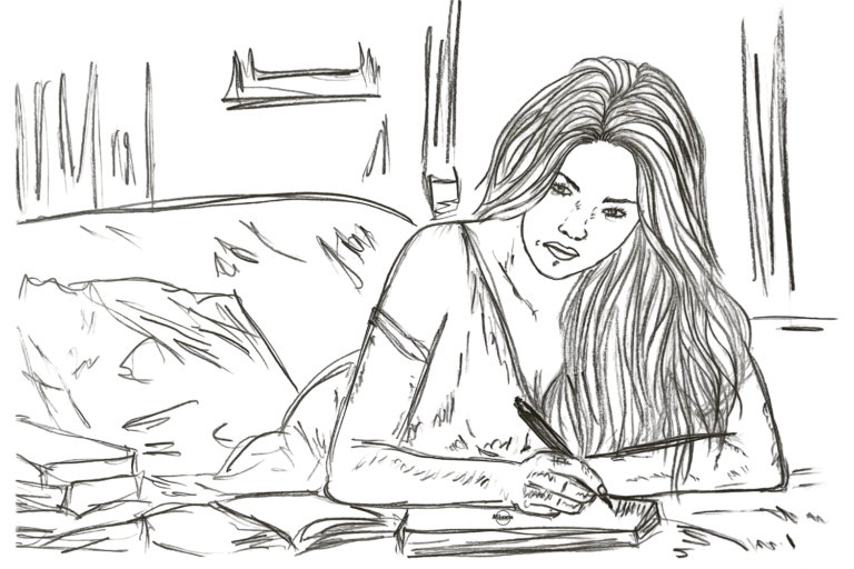 Thoughtful woman sitting alone during one of life's darkest moments, reflecting before discovering the inner strength that will transform her future.