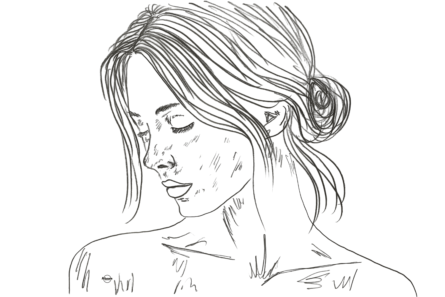 Woman quietly looking downward in reflection, illustrating how needing personal space can be a form of emotional rest rather than rejection.